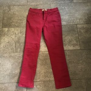 HOT PINK LEVIS SKINNY JEANS